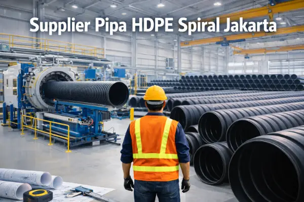 Supplier Pipa HDPE Spiral Jakarta